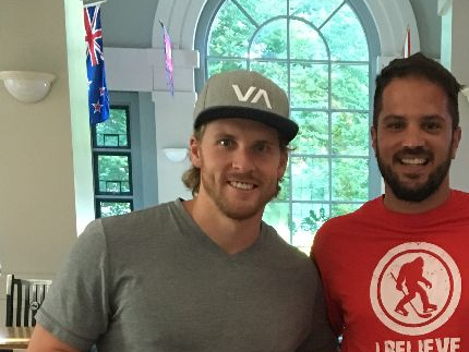 Blake Coleman (New Jersey Devils) & Tage Thompson (Buffalo Sabers)